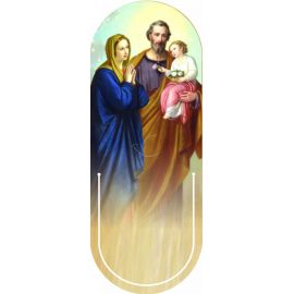Święta Rodzina - Zakładka półokrągła syntetyczna (2) - Zakładki religijne do książek - Nowość