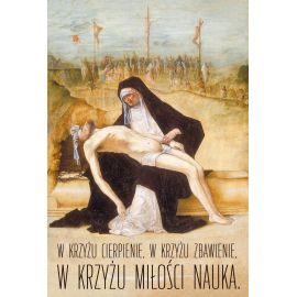 Plakat Wielkanocny - W krzyżu Miłości Nauka - Plakaty wielkanocne - Nowość