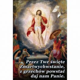 Plakat Wielkanocny - Przez Twe święte zmartwychwstanie - PLAKATY - Nowość
