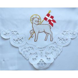 Obrus ołtarzowy haftowany - wzór Wielkanocny (89) - OBRUSY WIELKANOCNE - Nowość