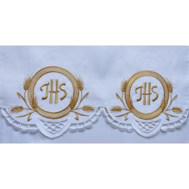 Obrus ołtarzowy haftowany - wzór eucharystyczny (117) - OBRUSY OŁTARZOWE - Nowość