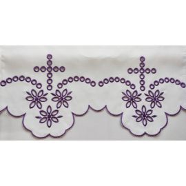 Obrus ołtarzowy haftowany - wzór eucharystyczny (223) - OBRUSY OŁTARZOWE - Nowość