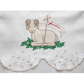 Obrus ołtarzowy haftowany - wzór Wielkanocny (224) - OBRUSY WIELKANOCNE - Nowość
