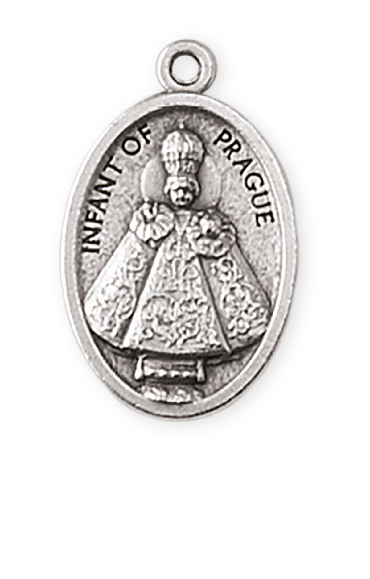 Medalik metalowy Dziecko Praskie