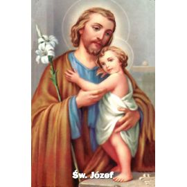 Obrazek Święty Józef z modlitwą - OBRAZY RELIGIJNE - Nowość