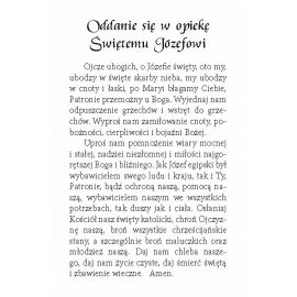 Obrazek Święty Józef z modlitwą - zdjęcie 2 - Obrazek Święty Józef z modlitwą