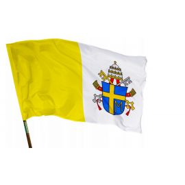 Flaga religijna PAPIESKA (Jan Paweł II) 112x70cm - FLAGI - Nowość