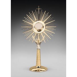 Monstrancja mosiężna, pozłacana - 65 cm (D5) - MONSTRANCJE - Nowość