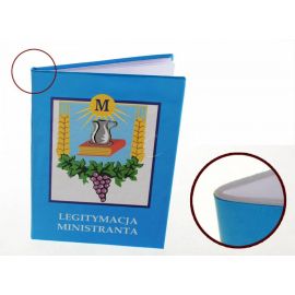 Legitymacja Ministranta (twarda okładka) - KOMŻE MINISTRANCKIE - Nowość