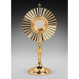 Monstrancja mosiężna, pozłacana - 57 cm (D11) - MONSTRANCJE - Nowość