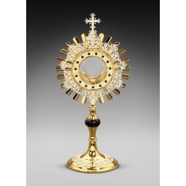 Monstrancja Maryjna, pozłacana - 51 cm (D32) - MONSTRANCJE - Nowość