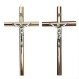 Krzyż drewniany na ścianę z ozdobną listwą - 20 cm - KRZYŻE, KRZYŻYKI - Nowość