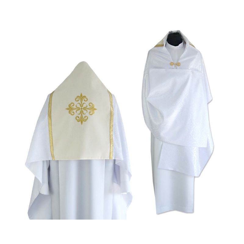 Welon liturgiczny biały/ecru (43) - Welon liturgiczny biały/ecru (43)