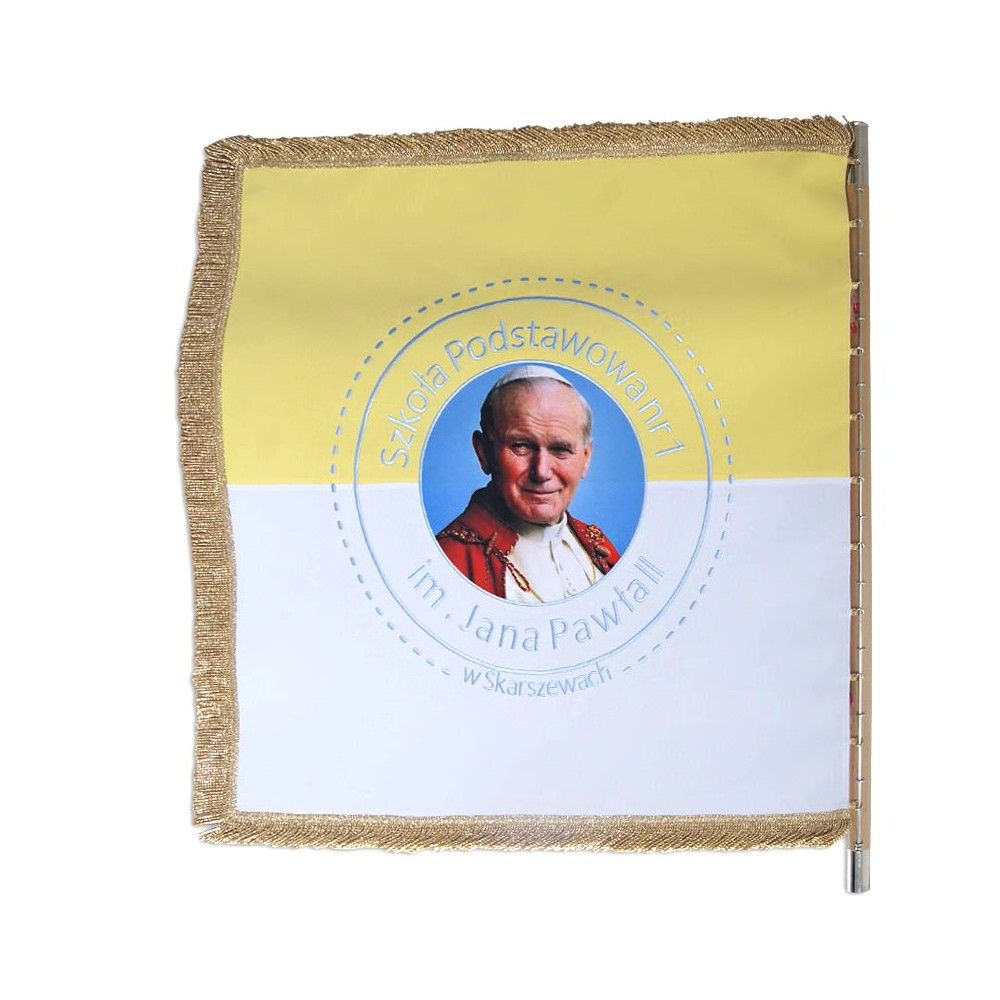 Sztandar szkolny model 2 - zdjęcie 2 - Sztandar szkolny model 2