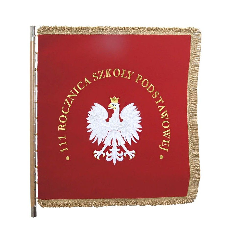 Sztandar szkolny model 2