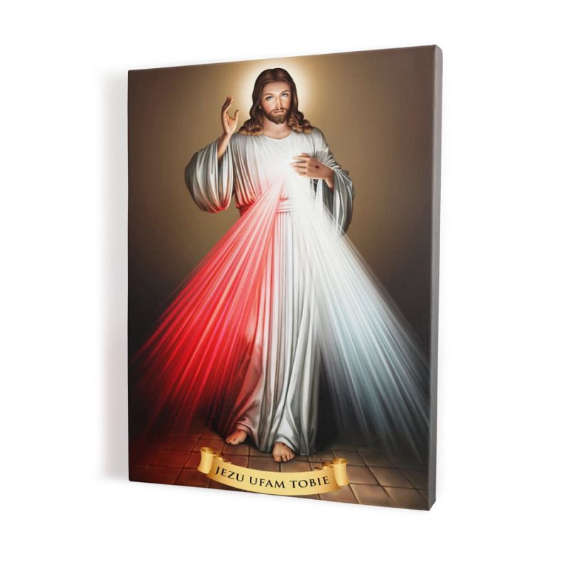 Obraz Jezus Miłosierny - płótno canvas (1) - Obraz Jezus Miłosierny - płótno canvas (1)