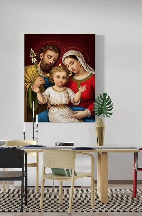 Obraz Święta Rodzina - płótno canvas (5) - zdjęcie 2 - Obraz Święta Rodzina - płótno canvas (5)