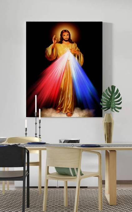 Obraz Jezus Miłosierny - płótno canvas (7) - zdjęcie 2 - Obraz Jezus Miłosierny - płótno canvas (7)