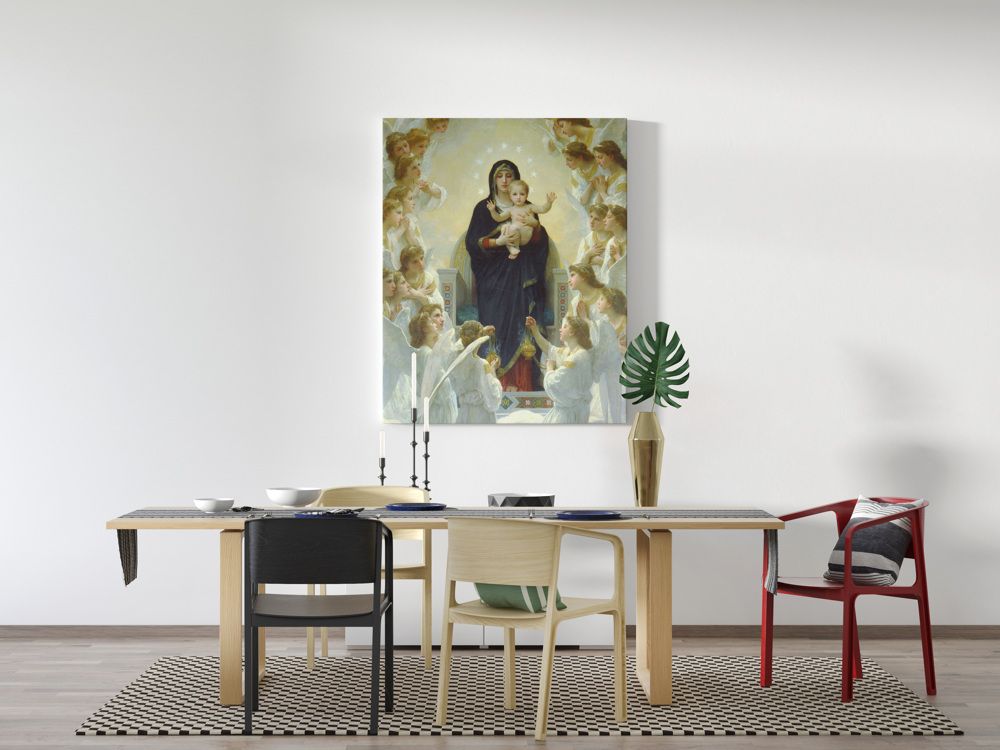 Obraz Matka Boża Anielska - płótno canvas (25) - zdjęcie 2 - Obraz Matka Boża Anielska - płótno canvas (25)