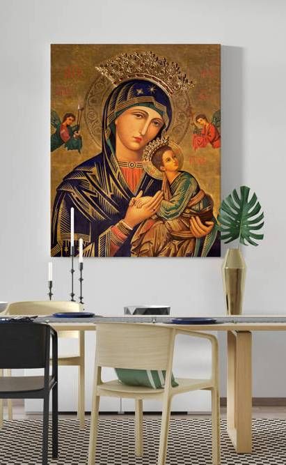 Obraz Matka Boża Nieustającej Pomocy - płótno canvas (28) - zdjęcie 2 - Obraz Matka Boża Nieustającej Pomocy - płótno canvas (28)