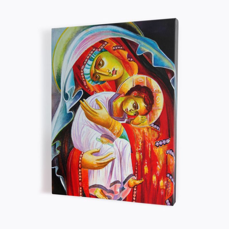 Obraz Matka Boża z Dzieciątkiem - płótno canvas (30) - Obraz Matka Boża z Dzieciątkiem - płótno canvas (30)