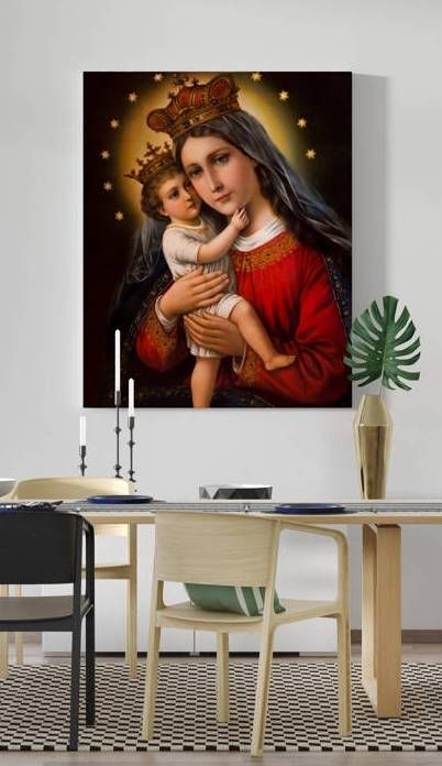 Obraz Matka Boża z Jezusem - płótno canvas (32) - zdjęcie 2 - Obraz Matka Boża z Jezusem - płótno canvas (32)