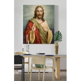 Obraz Serce Jezusa - płótno canvas (38) - zdjęcie 2 - Obraz Serce Jezusa - płótno canvas (38)