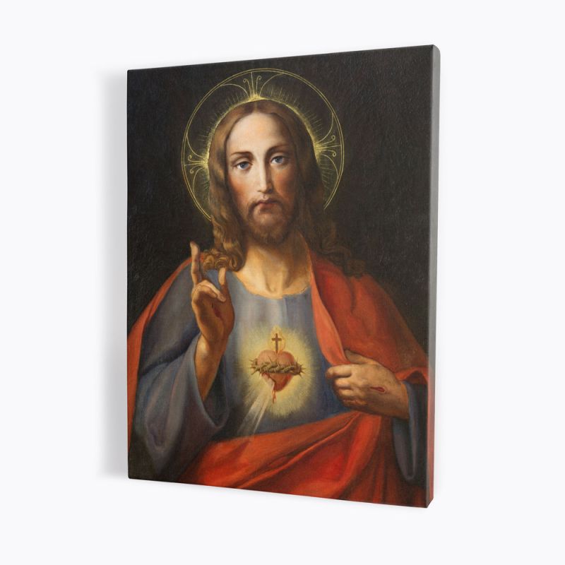 Obraz Serce Jezusa - płótno canvas (39) - Obraz Serce Jezusa - płótno canvas (39)
