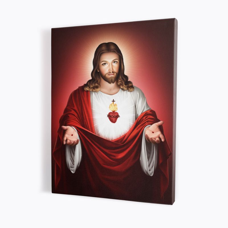 Obraz Serce Jezusa - płótno canvas (40) - Obraz Serce Jezusa - płótno canvas (40)