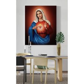 Obraz Serce Maryi - płótno canvas (41) - zdjęcie 2 - Obraz Serce Maryi - płótno canvas (41)