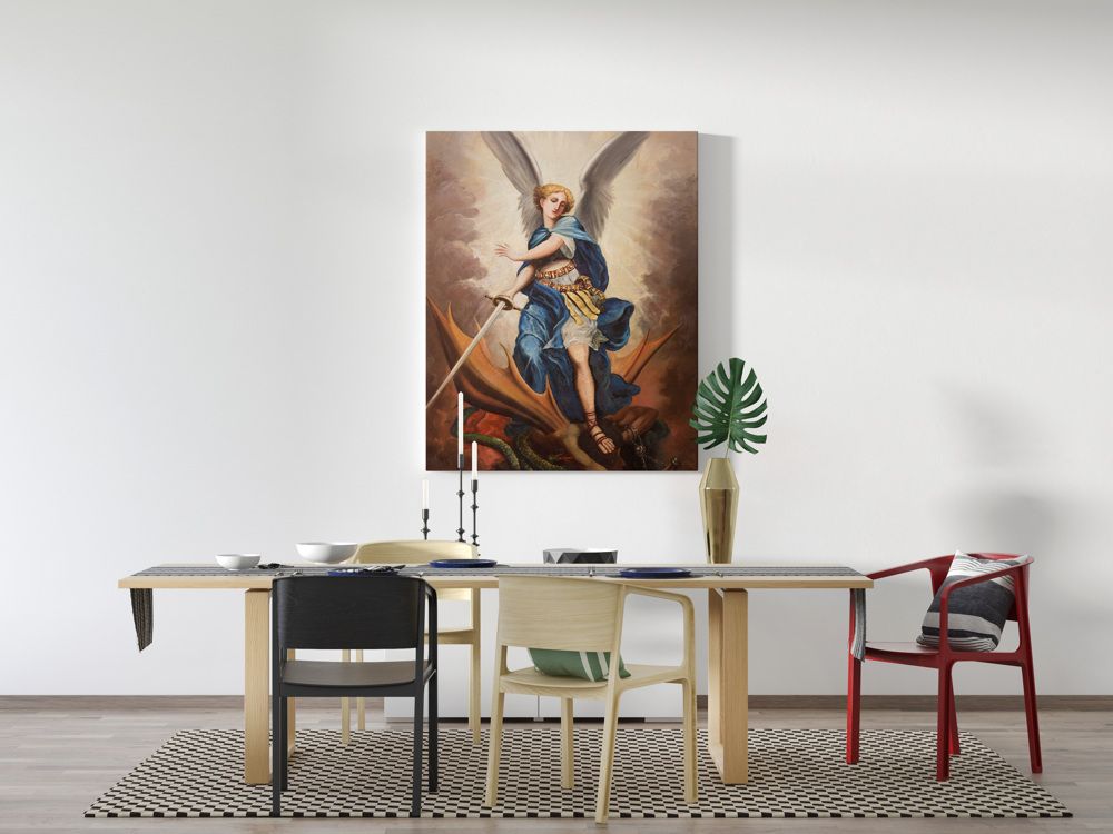 Obraz Archanioł Michał - płótno canvas (43) - zdjęcie 2 - Obraz Archanioł Michał - płótno canvas (43)