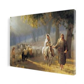 Obraz Droga do Betlejem - płótno canvas (45) - Obrazy na płótnie canvas - Nowość