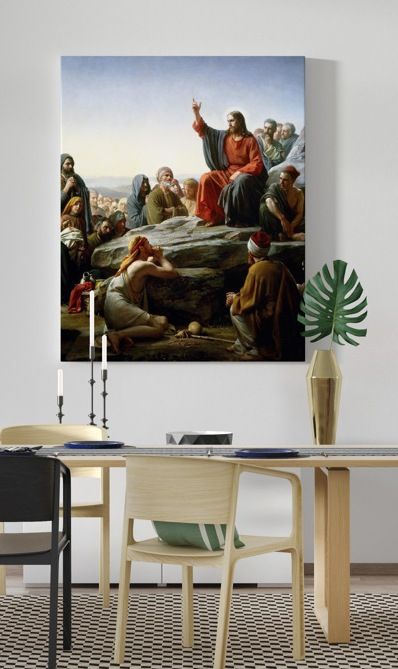 Obraz Nauczanie na górze - płótno canvas (49) - zdjęcie 2 - Obraz Nauczanie na górze - płótno canvas (49)