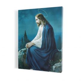 Obraz Chrystus modlący się - płótno canvas (51) - Obrazy na płótnie canvas - Nowość