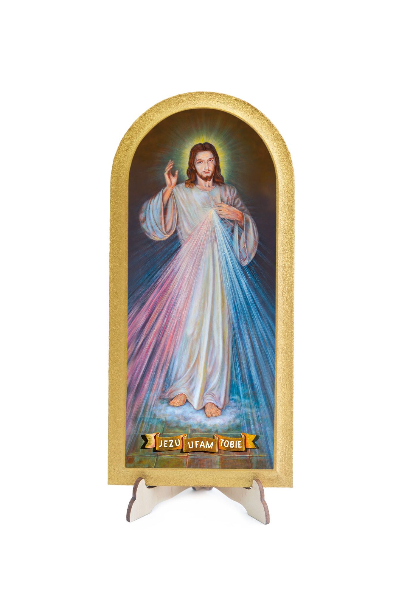 Obraz półokrągły Jezu Ufam Tobie
