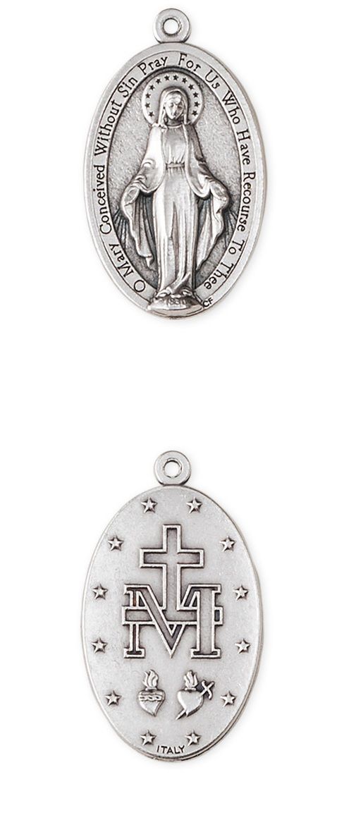 Medalik metalowy Matka Boża Niepokalana 2,5 cm