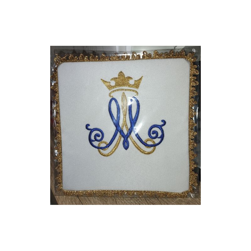 Palka haftowana wzór maryjny M (9) - Palka haftowana wzór maryjny M (9)
