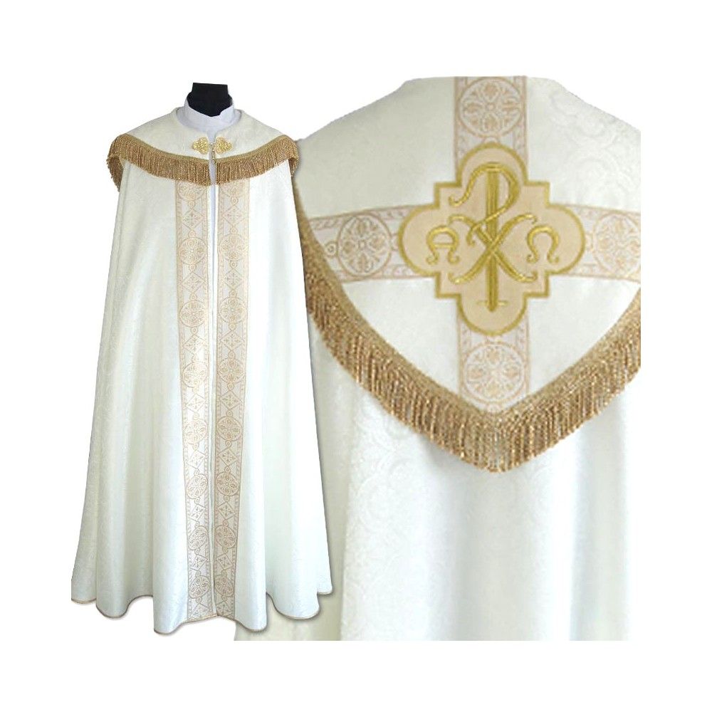 Kapa haftowana Alfa Omega, kolory liturgiczne (17) - zdjęcie 4 - Kapa haftowana Alfa Omega, kolory liturgiczne (17)