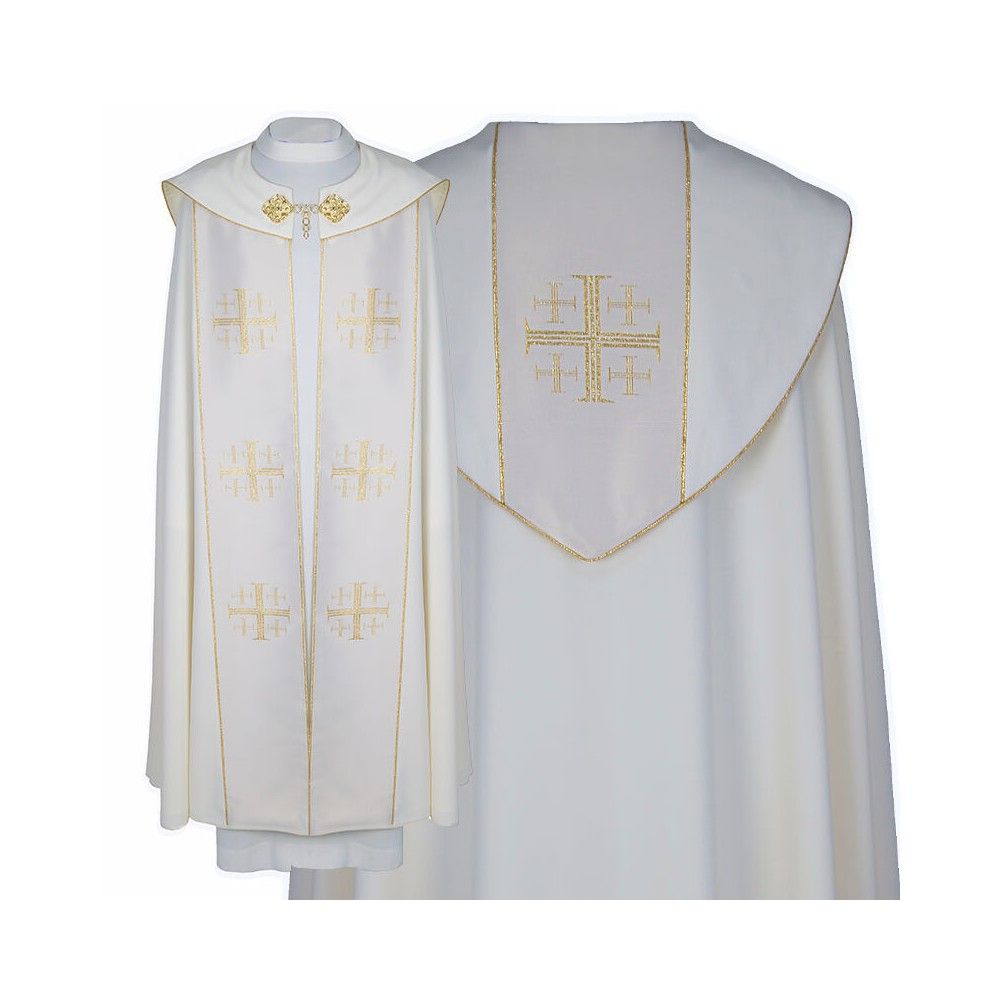 Kapa liturgiczna - Krzyż Jerozolimski (31) - zdjęcie 4 - Kapa liturgiczna (31)