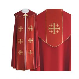 Kapa liturgiczna - Krzyż Jerozolimski (31) - zdjęcie 2 - Kapa liturgiczna (31)
