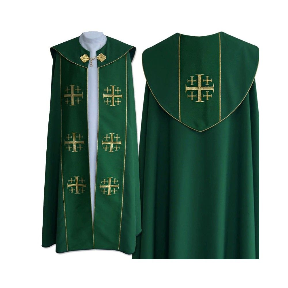 Kapa liturgiczna - Krzyż Jerozolimski (31) - zdjęcie 3 - Kapa liturgiczna (31)