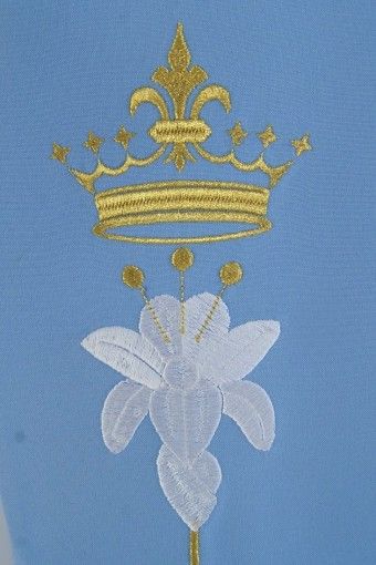 Stuła kapłańska - Matka Boża Częstochowska (23) - zdjęcie 3 - Stuła kapłańska - Matka Boża Częstochowska (23)