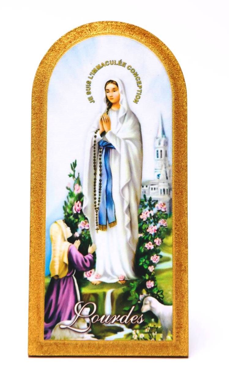 Matka Boża Lourdes - Obraz półokrągły