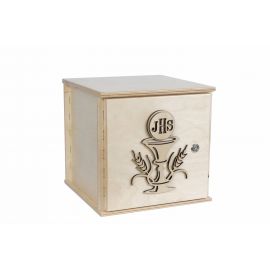 Tabernakulum  z naturalnej sklejki, ozdobny ornament - TABERNAKULA - Nowość