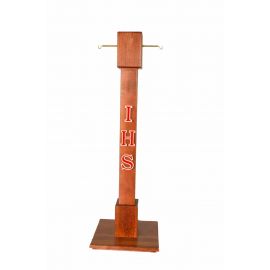 Stojak na trybularz z litego drewna - 125 cm - zdjęcie 2 - Stojak na trybularz z litego drewna - 125 cm