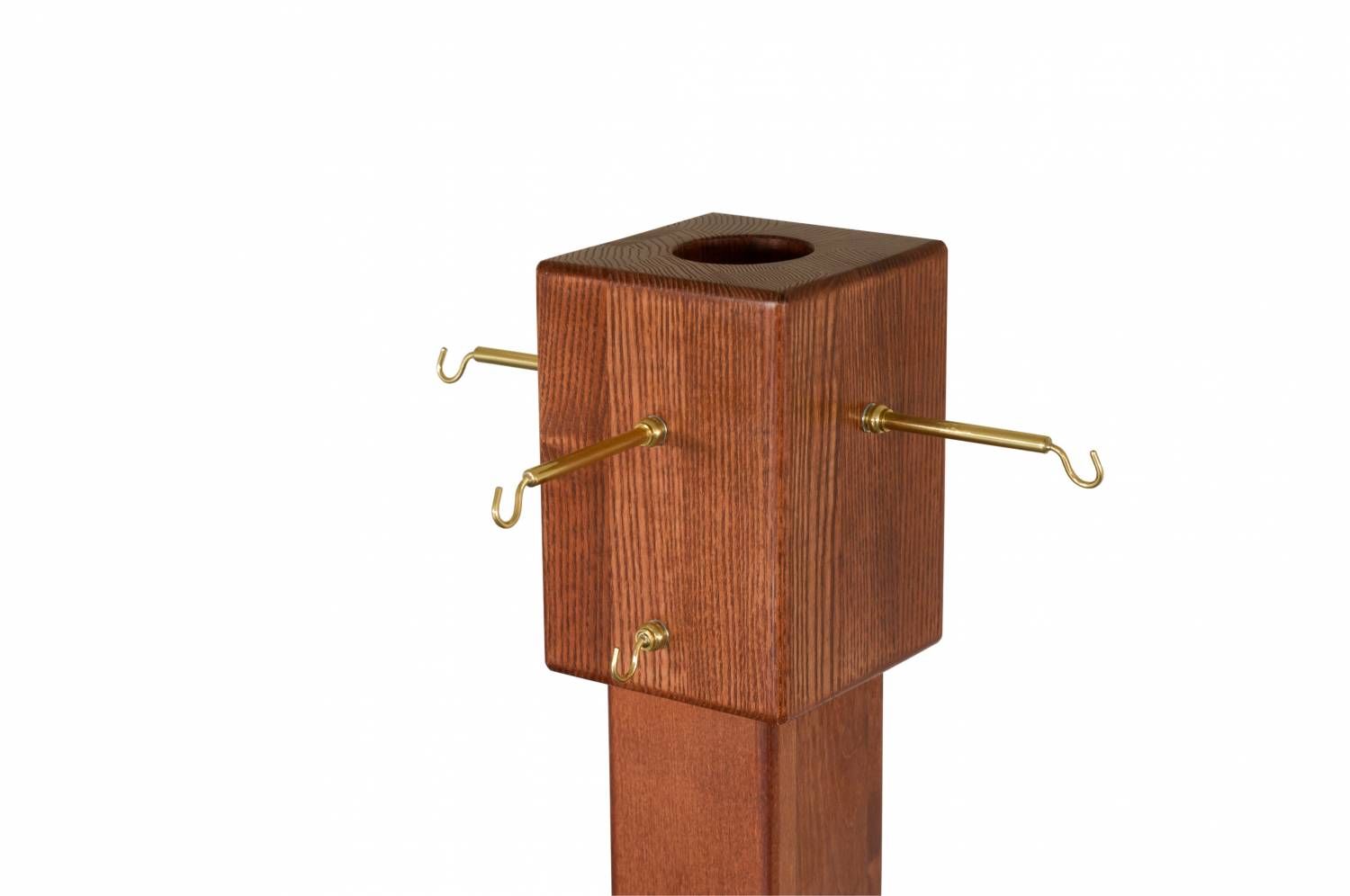 Stojak na trybularz z litego drewna - 125 cm - zdjęcie 4 - Stojak na trybularz z litego drewna - 125 cm