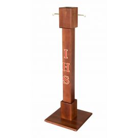 Stojak na trybularz z litego drewna - 125 cm - STOJAK - RÓŻNE - Nowość