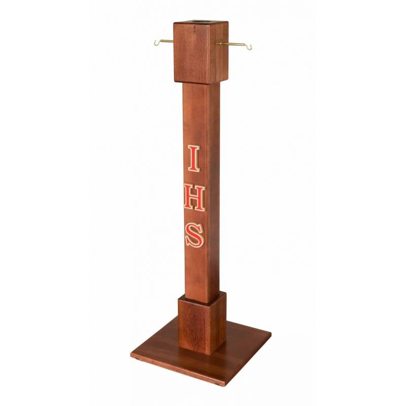 Stojak na trybularz z litego drewna - 125 cm - Stojak na trybularz z litego drewna - 125 cm