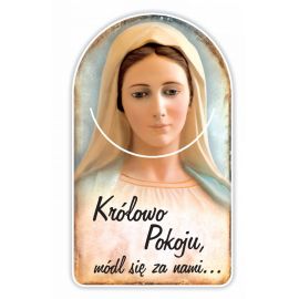 Zakładka papierowa półokrągła - Matka Boża z Medjugorie - Zakładki religijne do książek - Nowość