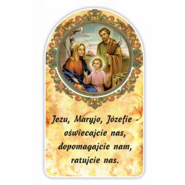 Zakładka papierowa półokrągła - Święta Rodzina - Zakładki religijne do książek - Nowość